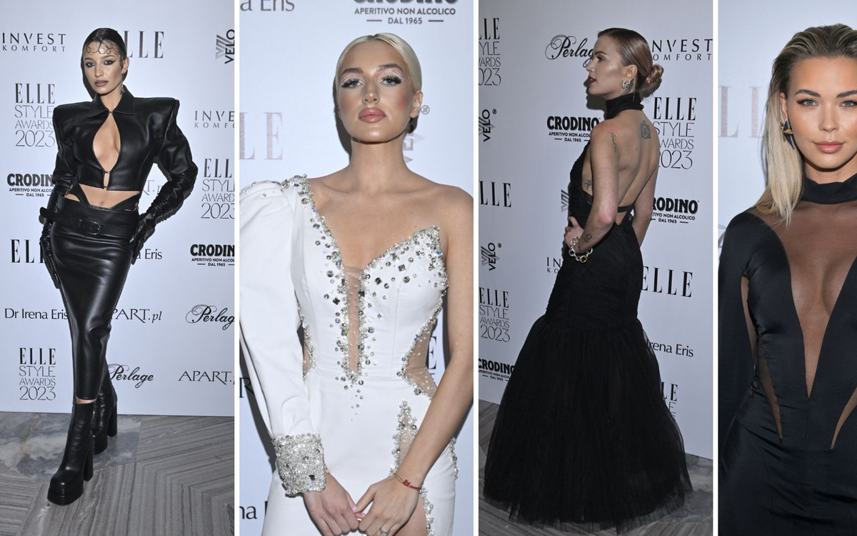 Elle Style Awards. Magda Różczka zrezygnowała z elegancji, Julia Wieniawa od stóp do głów w czarnej skórze, Maffashion…