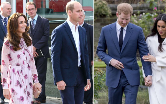 Dlaczego Kate i William nie mogą trzymać się za ręce, a Meghan i Harry tak?