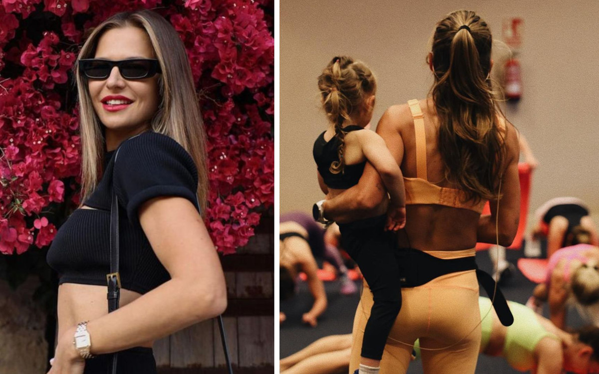 Anna Lewandowska pokazała, jak żegna się z Camp Nou. Ale to jej córka Laura skradła show