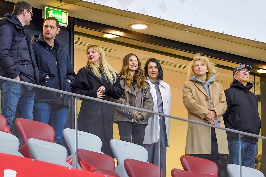 Mecz Polska – Albania. Anna Lewandowska, Andrzej Duda, Tomasz Iwan…