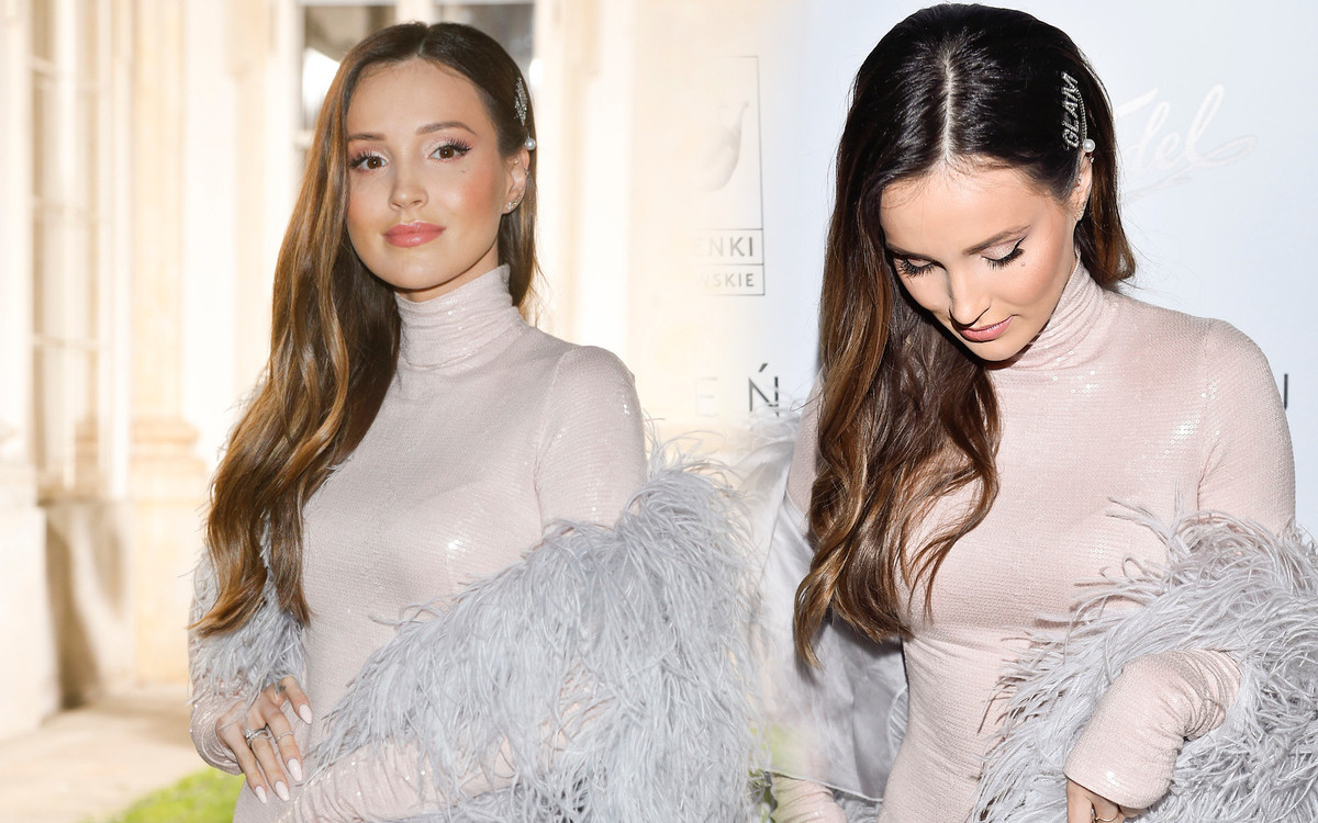 Szykowna, ale skromna Marina Łuczenko-Szczęsna na pokazie Macieja Zienia (ZDJĘCIA)