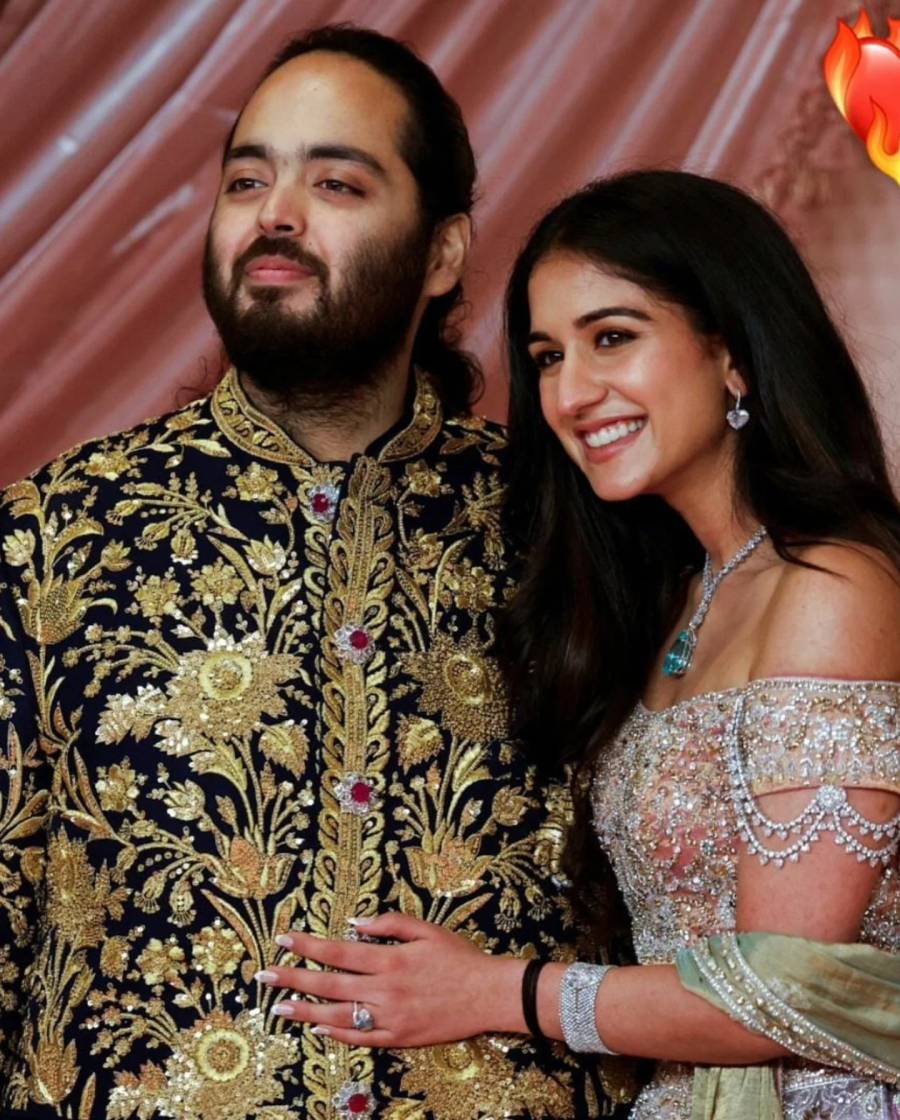 Anant Ambani i Radhika Merchant, fot. Instagram
