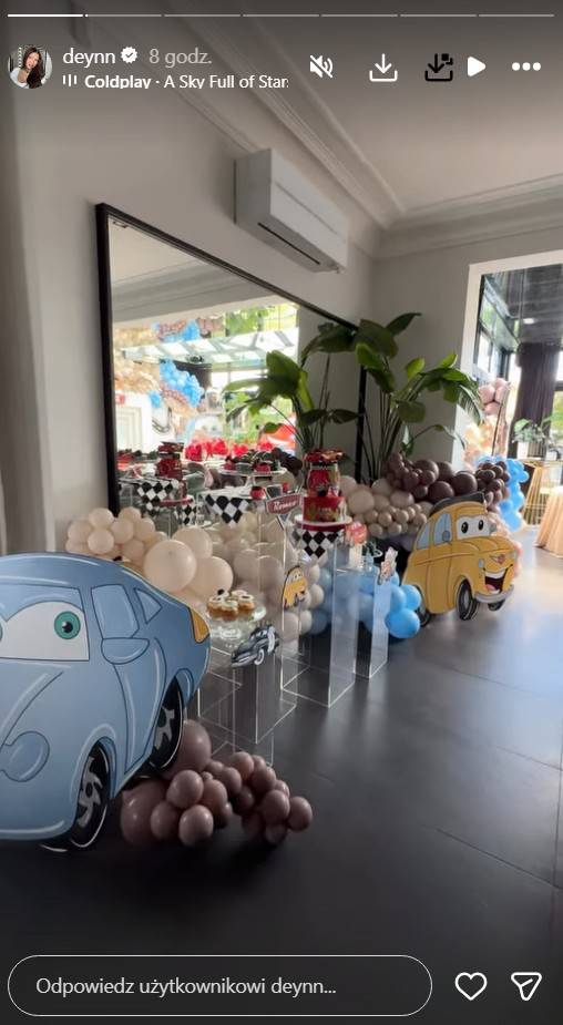 Majewski i Deynn wyprawili urodziny synkowi, fot. Instagram