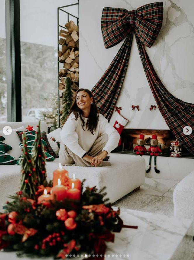 Domy gwiazd na święta/ Instagram/klaudiahalejcio