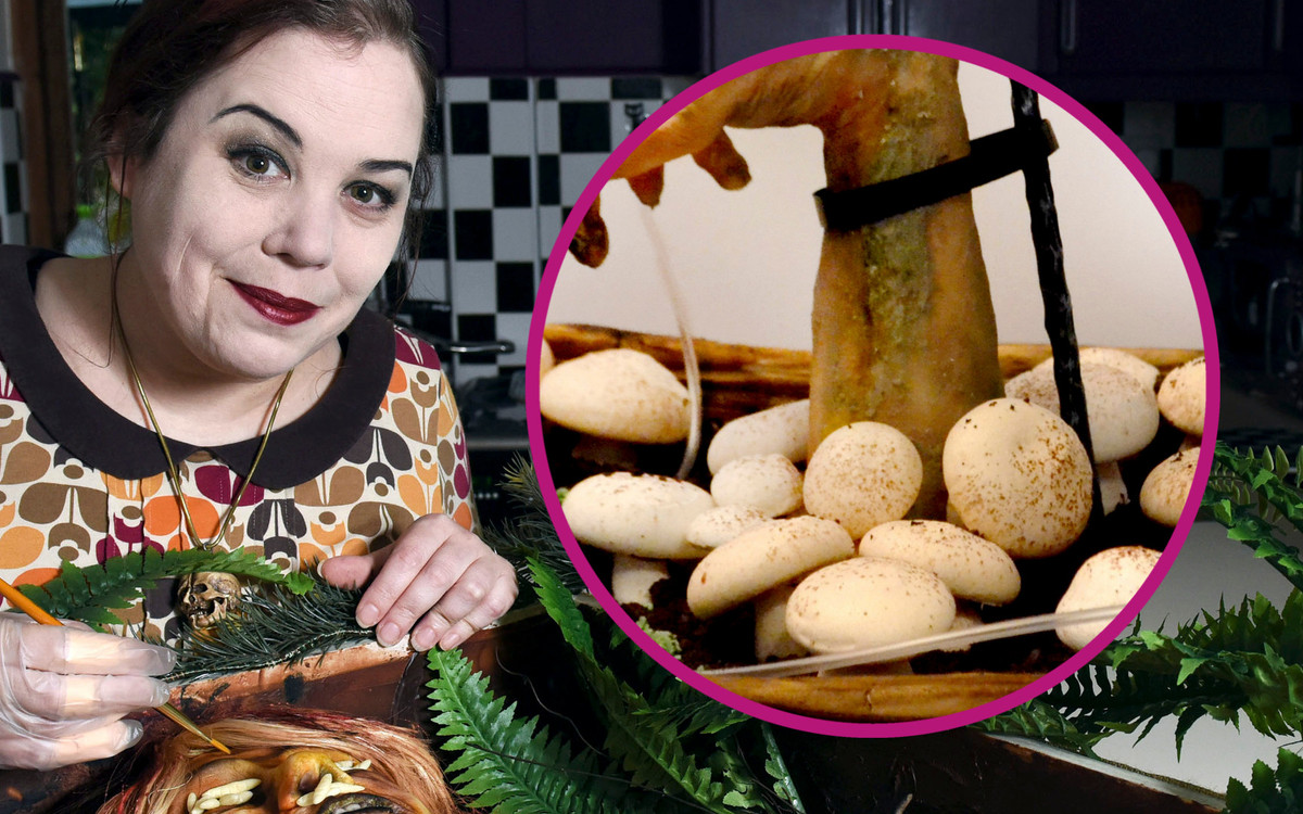 KOSZMAR! Ta kobieta robi przerażające halloweenowe torty