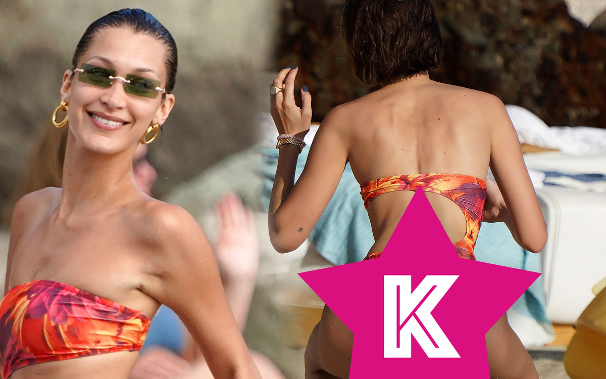 Bella Hadid na plaży wygląda jak żywcem wyjęta ze “Słonecznego Patrolu” (ZDJĘCIA)
