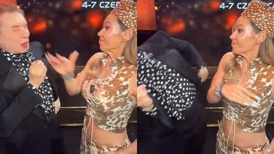 Doda spoliczkowała Ralpha Kamińskiego. Poszło o inną wokalistkę. Wszystko zarejestrowały kamery. Mamy wideo