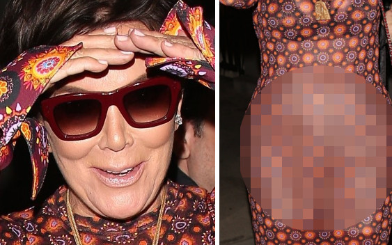 FLESZ jak RENTGEN prześwietlił Kris Jenner – wiemy, co babcia nosi pod sukienką