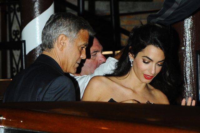 Amal Clooney z mężem w Wenecji – wrzesień 2017
