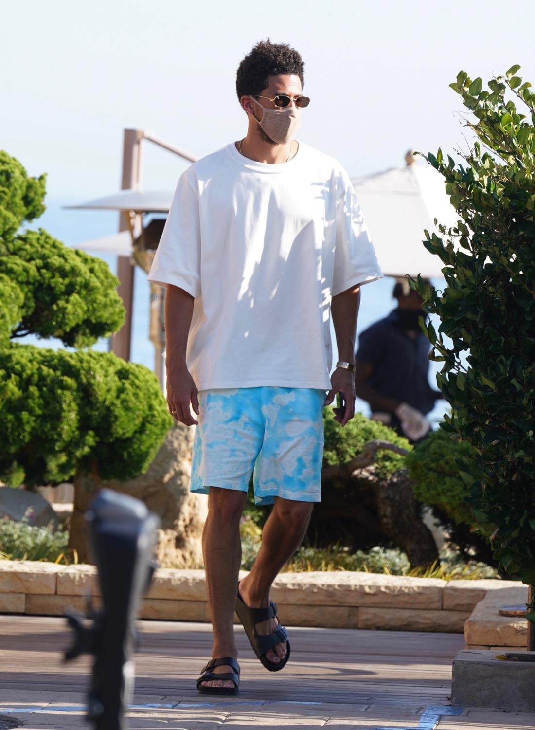 Kendall Jenner, Kylie Jenner and Devin Booker