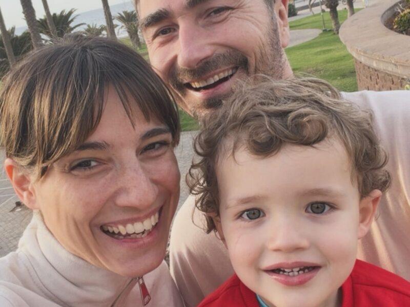 Lenka Klimentowa/Jan Kliment z synem, fot. Facebook