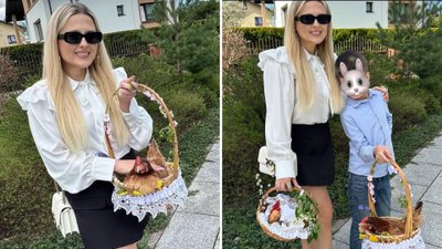 Gosia Andrzejewicz wyjątkowo pokazała syna! Przyszedł do szkoły z kurą Pierzynką