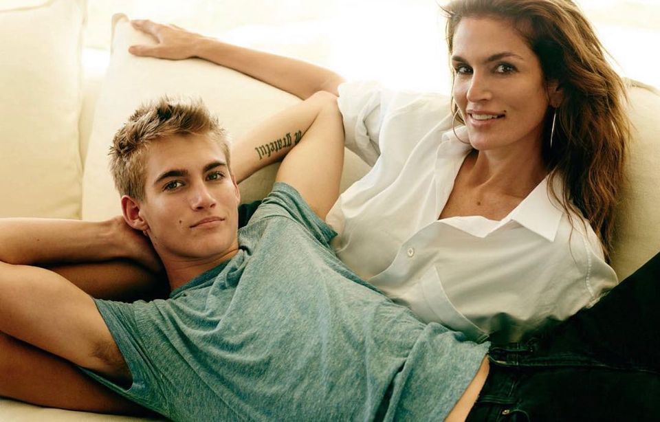 Presley Gerber i CIndy Crawford, fot. Instagram