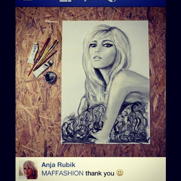 Julia Kuczyńska (Maffashion) rysuje