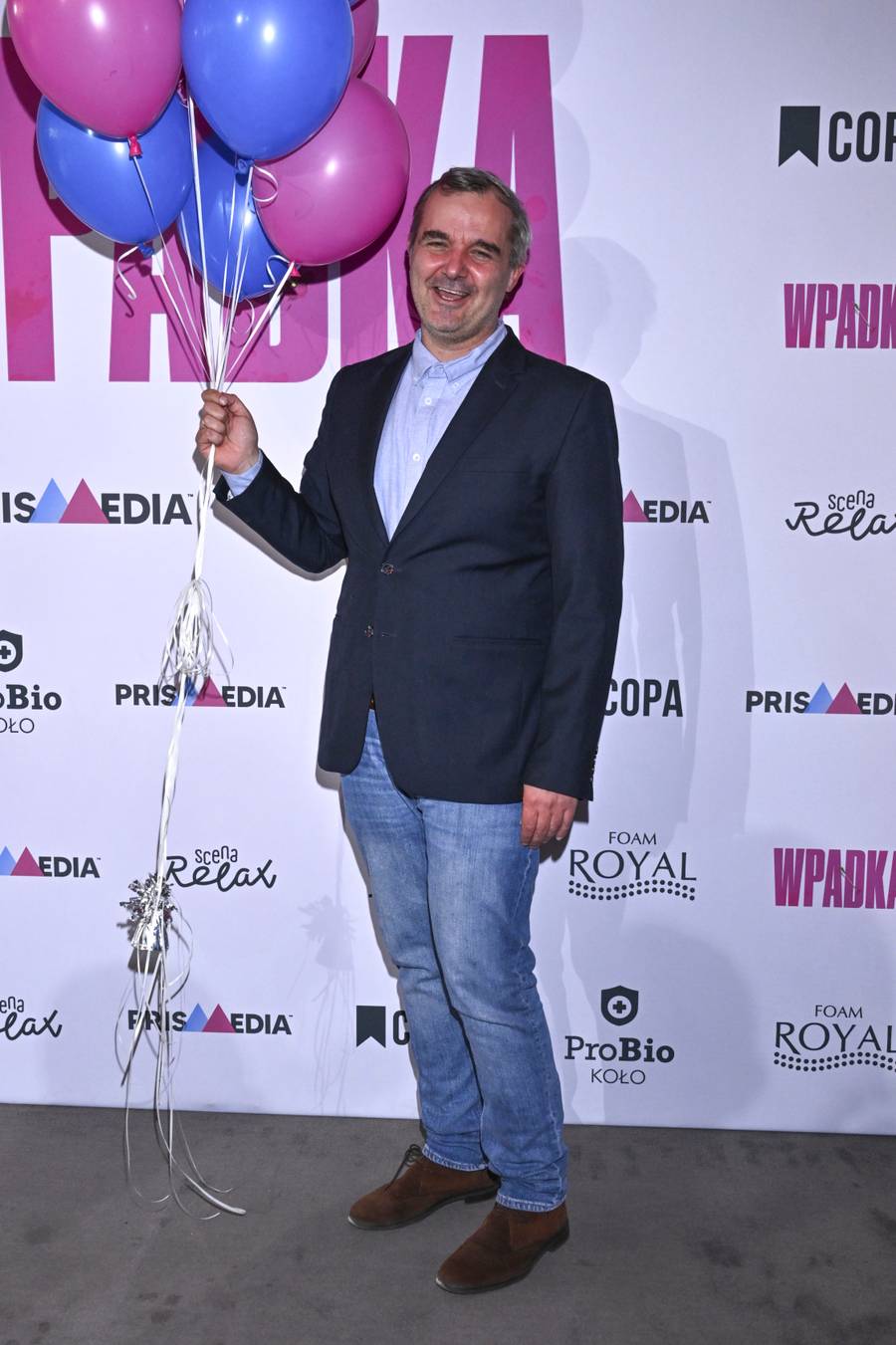 Paweł Koślik na premierze spektaklu WPADKA