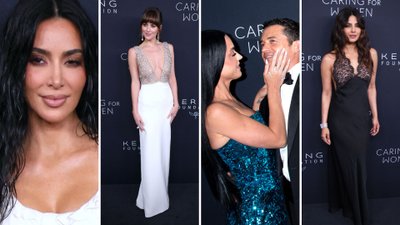 Plejada Hollywood na imprezie New York Fashion Week. Katy Perry i Orlando Bloom obściskują się na ściance