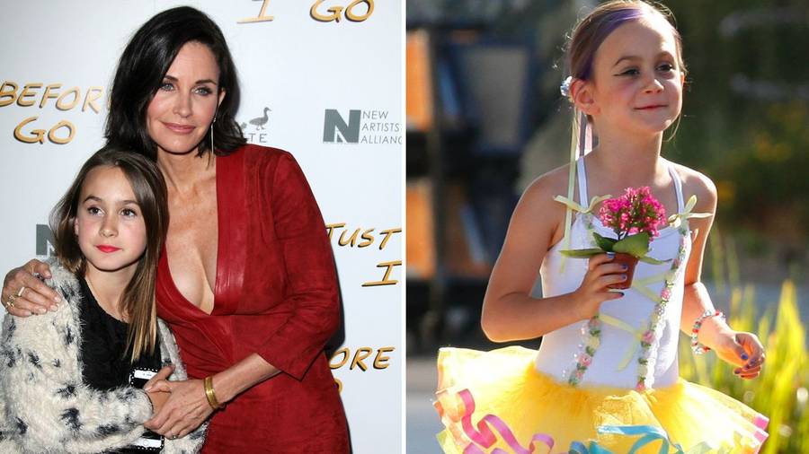 Córka Courteney Cox w makijażu