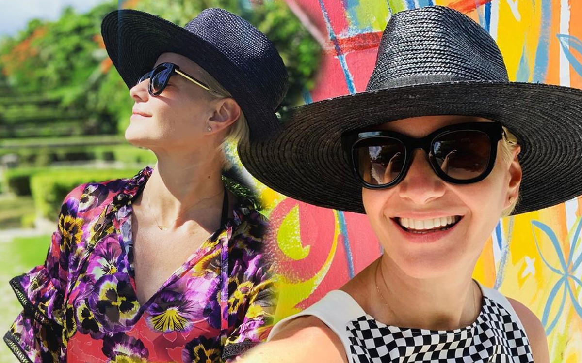 Małgorzata Kożuchowska pokazała płaski brzuch kąpiąc się w oceanie