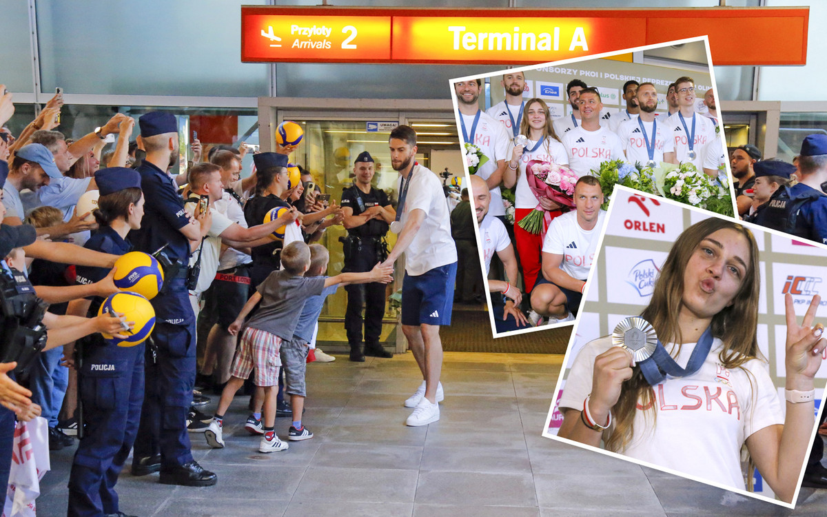 Olimpijczycy wrócili z Paryża. Tłumy kibiców witają ich na lotnisku w Warszawie! (ZDJĘCIA)