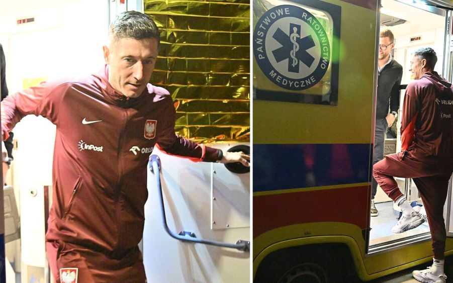 Robert Lewandowski w środku nocy w karetce. Wiadomo, co się stało (FOTO)