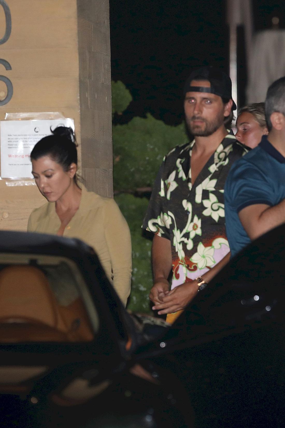 Kourtney Kardashian i Scott Disick wpadli na Sofię Richie