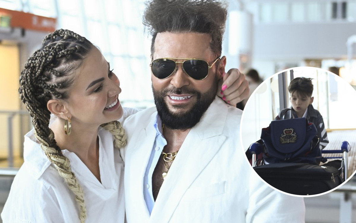 Wystylizowani na bogato Rutkowscy mkną na wakacje. Przyłapani na lotnisku (FOTO)