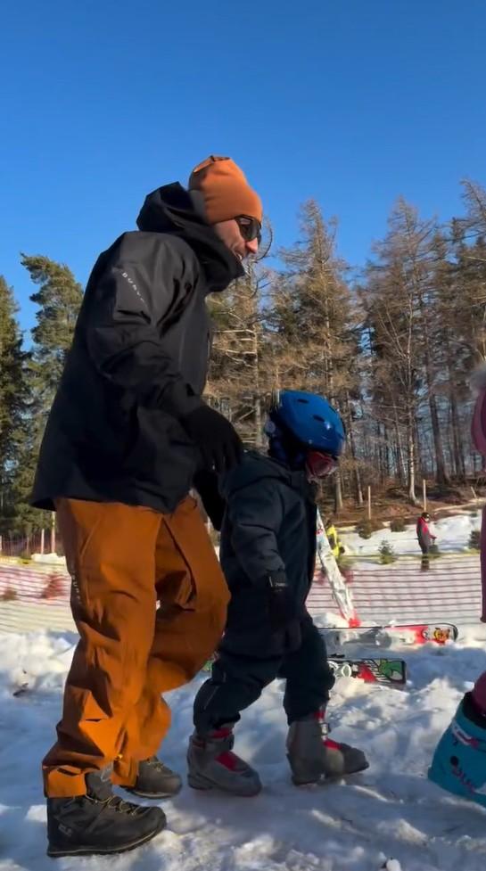 Agnieszka Kaczorowska i Marcin Rogacewicz zabrali dzieci na ferie, fot. Instagram