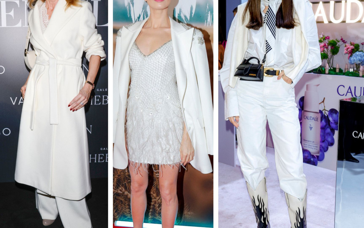 Biały total look. Która wygląda w nim najlepiej?