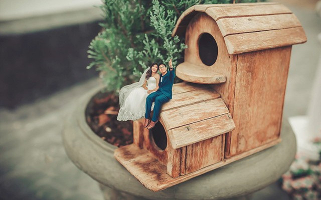 Tajski fotograf tworzy ślubne zdjęcia jakich nie widzieliście