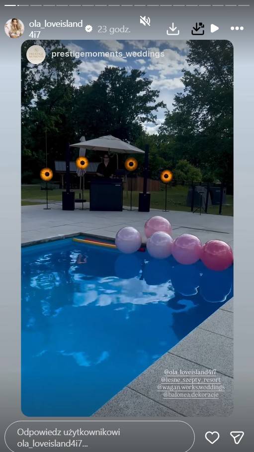 Baby shower Oli z „Love Island”, fot. Instagram