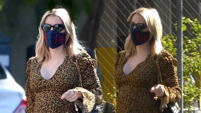 Emma Roberts nawet w ciąży wygląda stylowo. Postawiła na MODNE buty