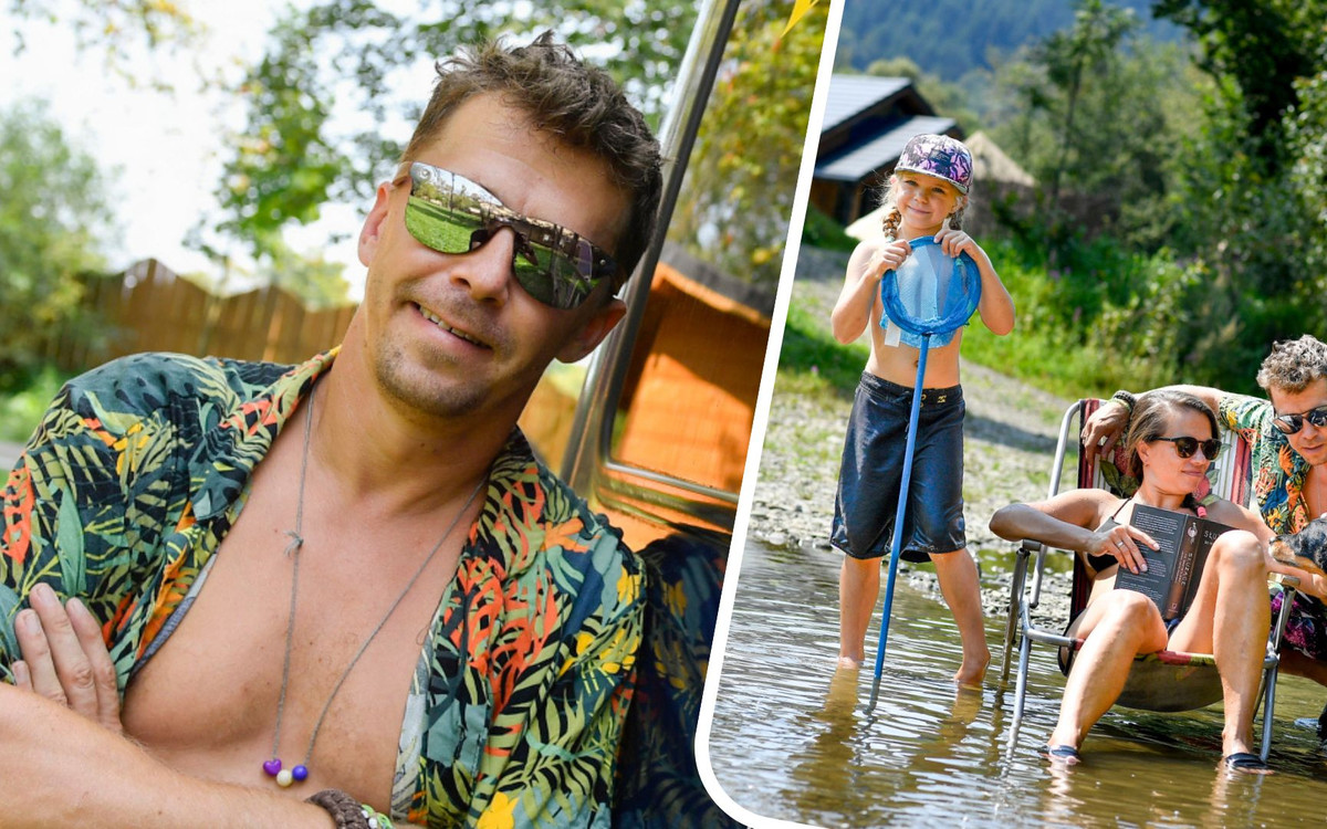 Bartosz Obuchowicz pochwalił się, jak spędza wakacje kamperem. Rzadko pokazuje się z rodziną