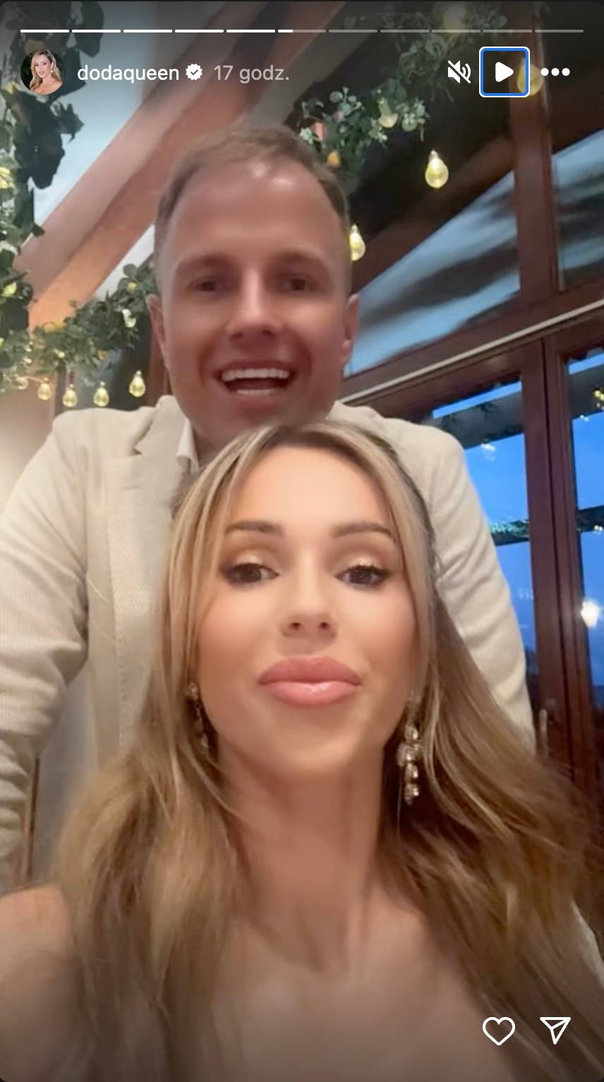 Doda na hucznych urodzinach biznesmena. Wyglądała jak panna młoda