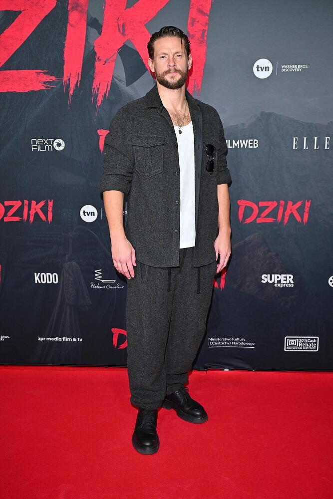Sebastian Fabijański — premiera filmu "Dziki", fot. KAPiF