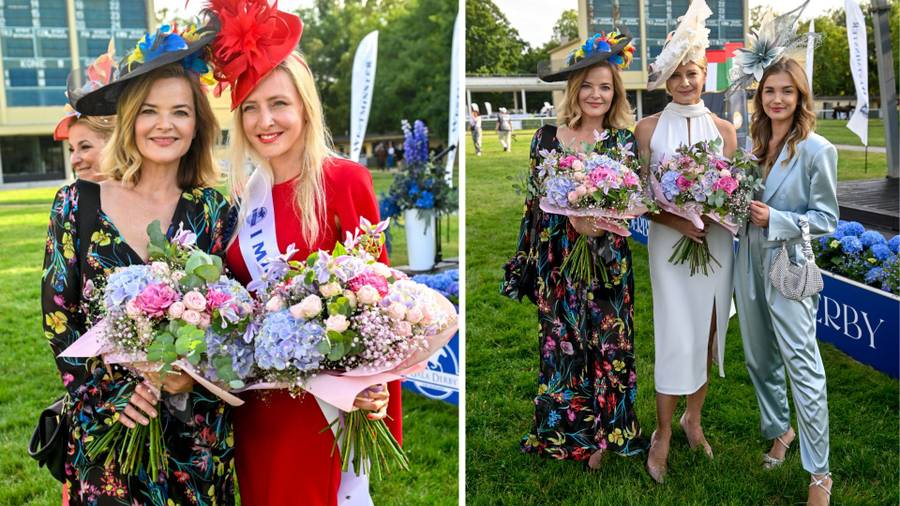 Gwiazdy zadały szyku na gali Derby 2023. Kożuchowska i Kaczorowska w podobnych kreacjach, Hyży, Bomba…