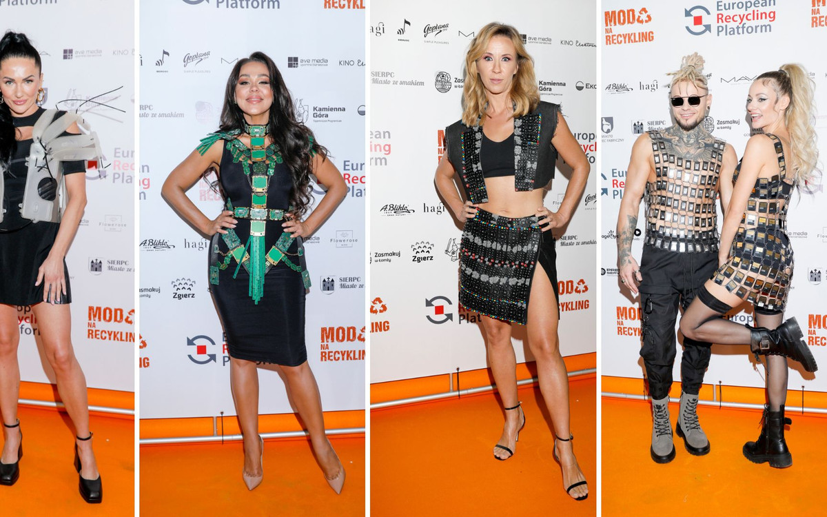 Gwiazdy na pokazie “moda na recykling”. One zdecydowały włożyć na siebie dziwne kreacje (ZDJĘCIA)