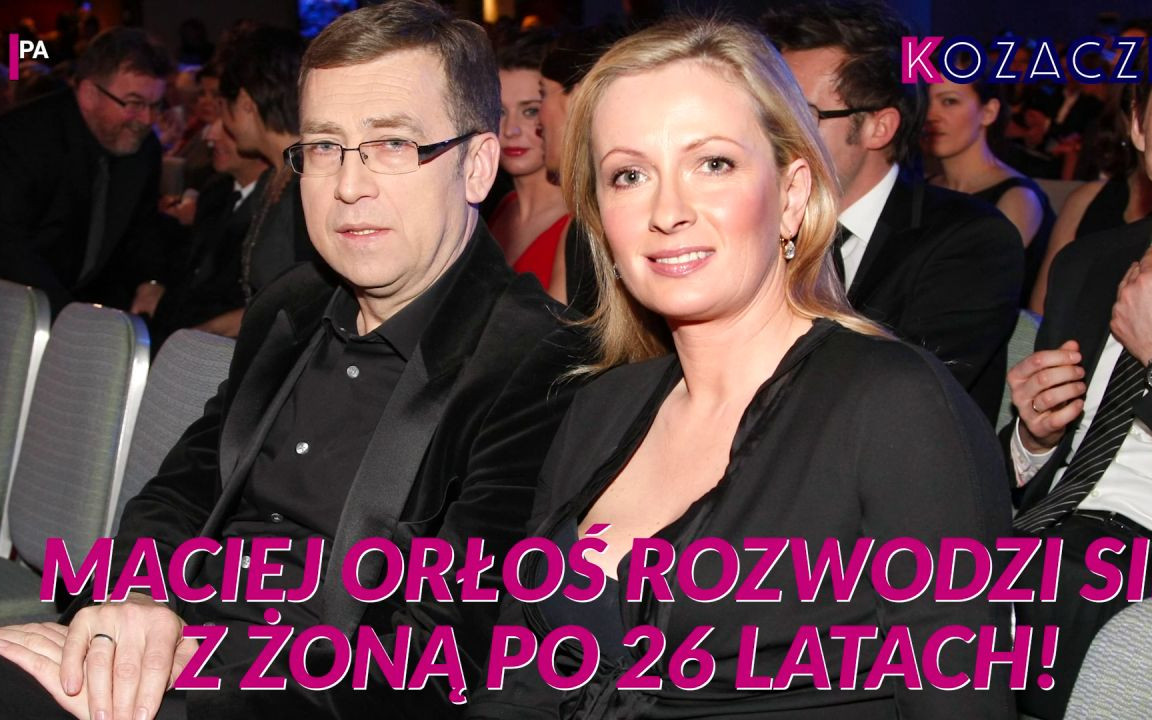 Maciej Orłoś rozwodzi się z żoną po 26 latach! Tak wyglądały ich początki (WIDEO)