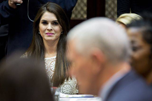 Hope Hicks, 29-letnia dyrektor ds komunikacji w gabinecie Donalda Trumpa