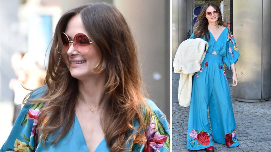 Gwiazdy Dzień Dobry TVN. Majdan znów odbiera Małgorzatę Rozenek z pracy, Maciej Musiał pojawił się z tatą