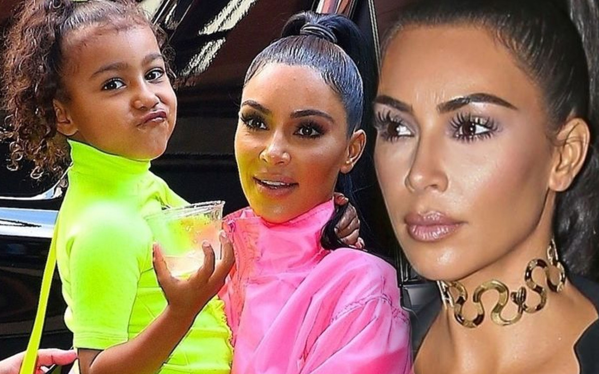 Kim Kardashian zrobiła TO North. Internauci nie mają litości