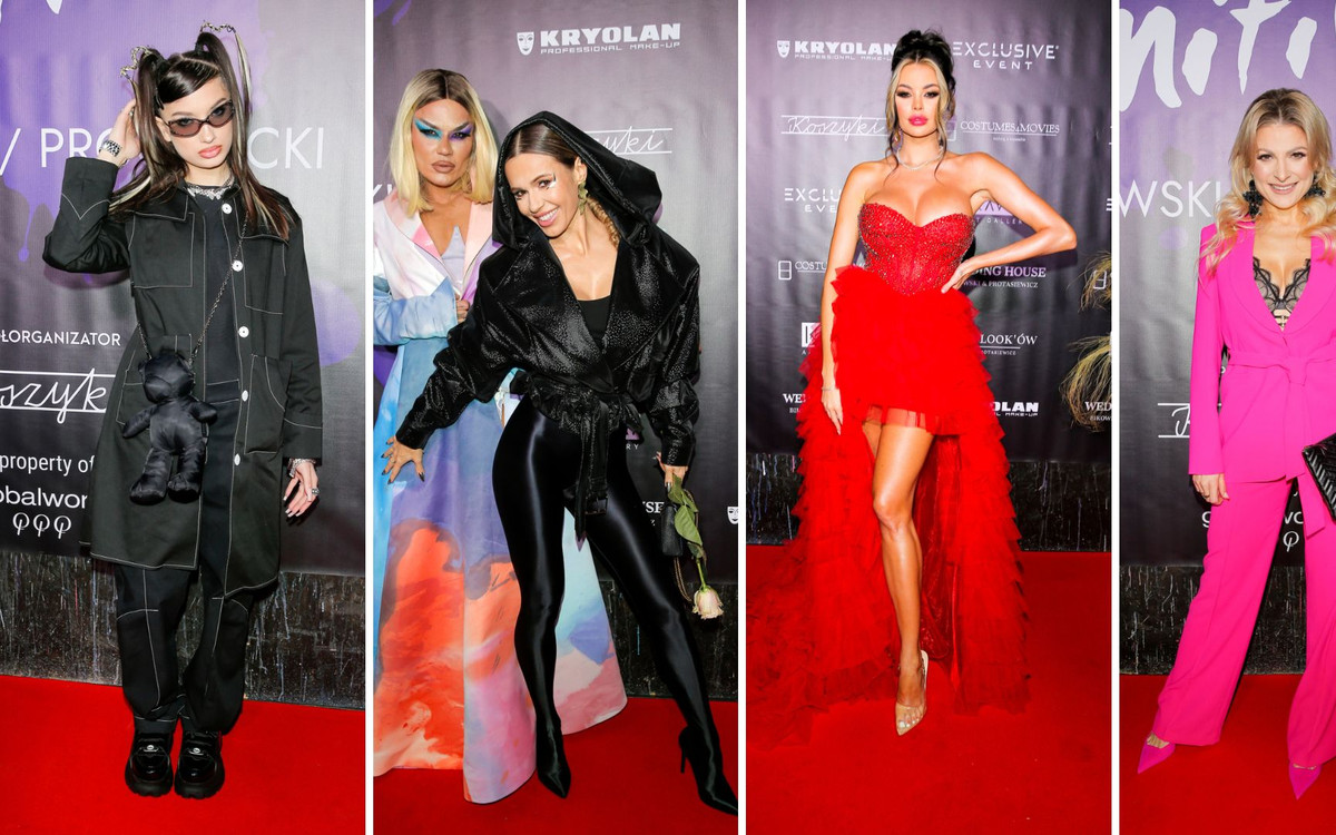 Pokaz kolekcji “Initium”. Viki Gabor niczym Wednesday, Justyna Gradek zawitała do stolicy, mroczna Doda…