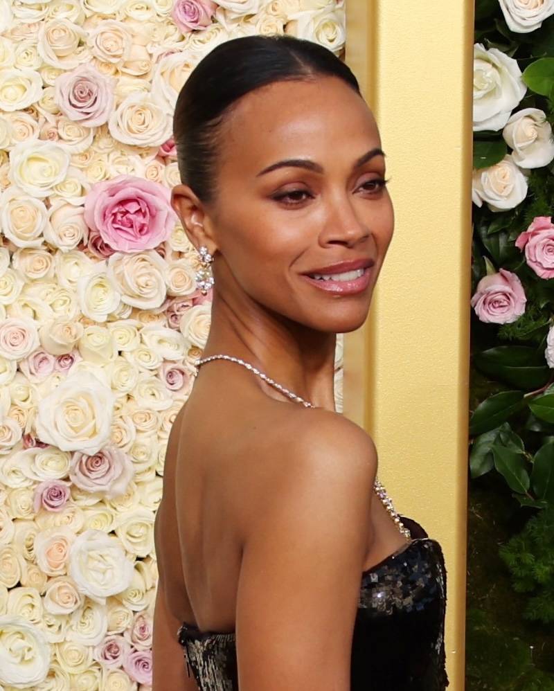 Zoe Saldana wygrywa Złoty Glob w najpiękniejsze kreacji tego wieczoru (FOTO)