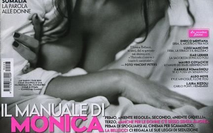 Monica Bellucci na okładkach Vanity Fair