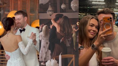 Sandra Kubicka zabrała nowego partnera na wesele Dominika Dudka. Nie szczędzili sobie czułości. Wideo krąży po sieci