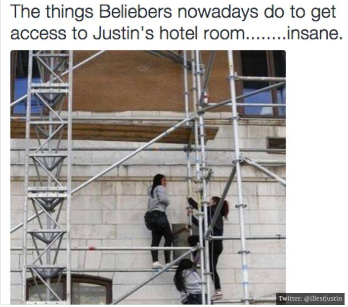 Nie uwierzycie, do czego zdolne są fanki Justina Biebera