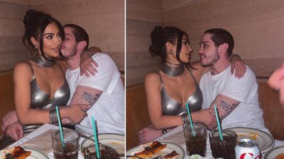 Kim Kardashian “zmniejszyła” nos Pete’owi Davidsonowi na zdjęciach