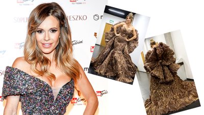 Doda w nietypowej sukni: Kiedy znudziło cię noszenie korony więc założyłaś tron (ZDJĘCIA)