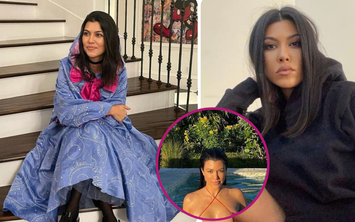 Kourtney Kardashian w KUSYM bikini. Niewiele pozostawiła wyobraźni