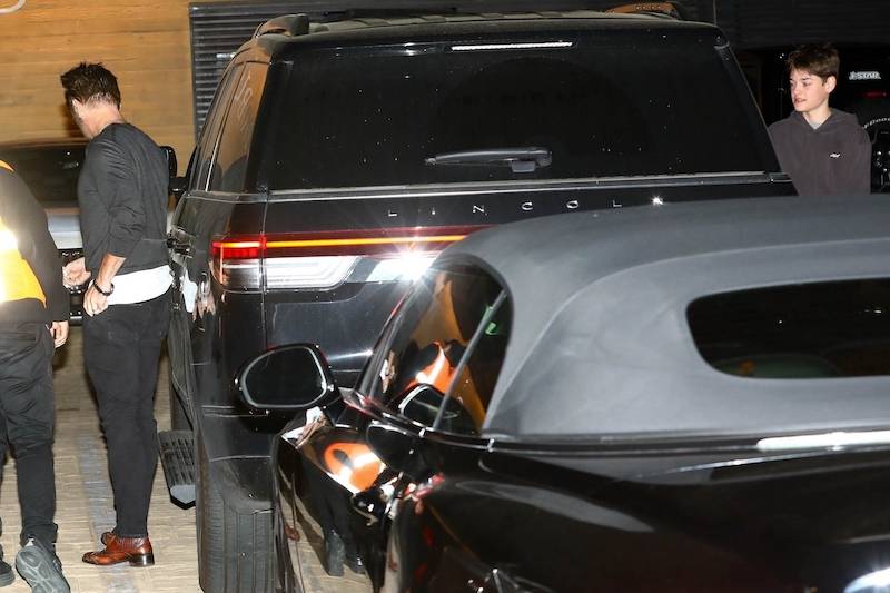 Colin Farrell z Henry Tadeuszem w luksusowej restauracji w Malibu. Podjechali niezłą furą!