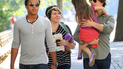 Tom Cruise sfotografowany pierwszy raz od 2009 roku z dwójką starszych dzieci